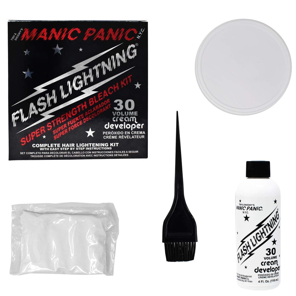 MANIC PANIC gloves included for at-home processing protection