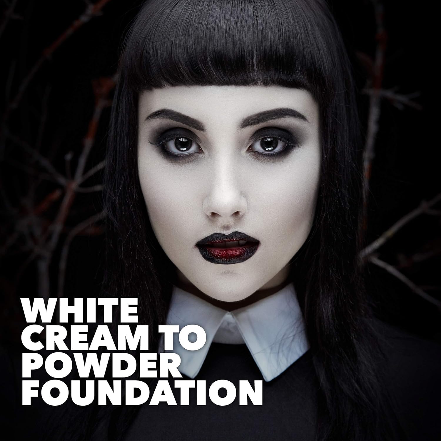 MANIC PANIC Goth White Foundation cosplay-ready base supports dramatic character makeup