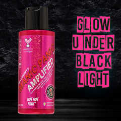 MANIC PANIC Hot Hot Pink Amplified dye pour demonstrates ready-to-use convenience