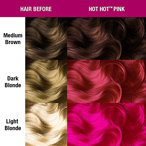 MANIC PANIC Hot Hot Pink Amplified glow under blacklight hints at festival-ready vibes