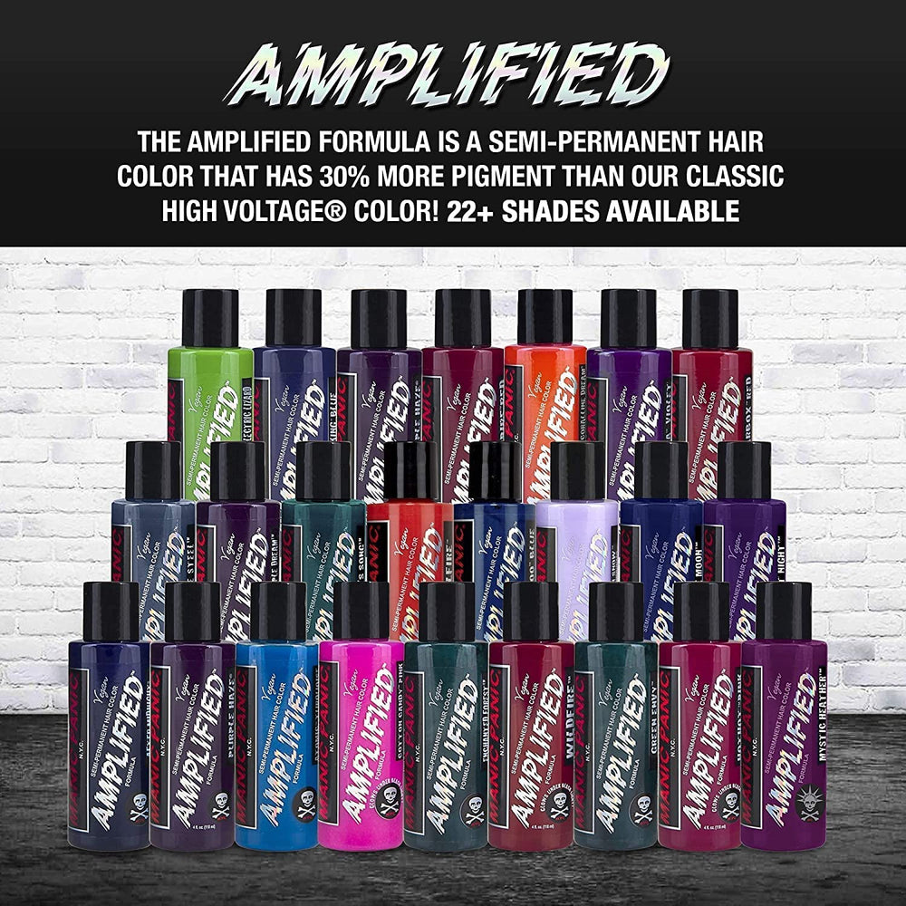 MANIC PANIC Hot Hot Pink Amplified vegan ingredients emphasize cruelty-free color options