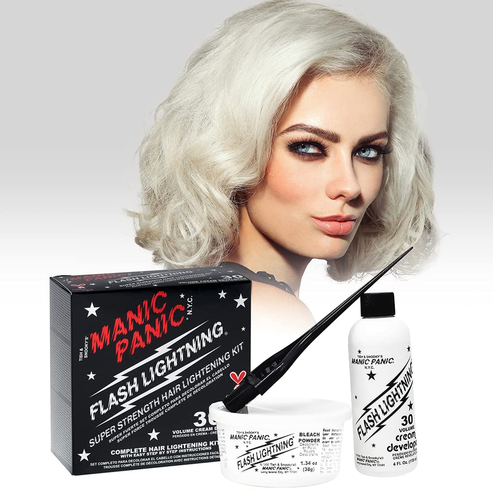 MANIC PANIC mixing tub and tint brush for easy at home application