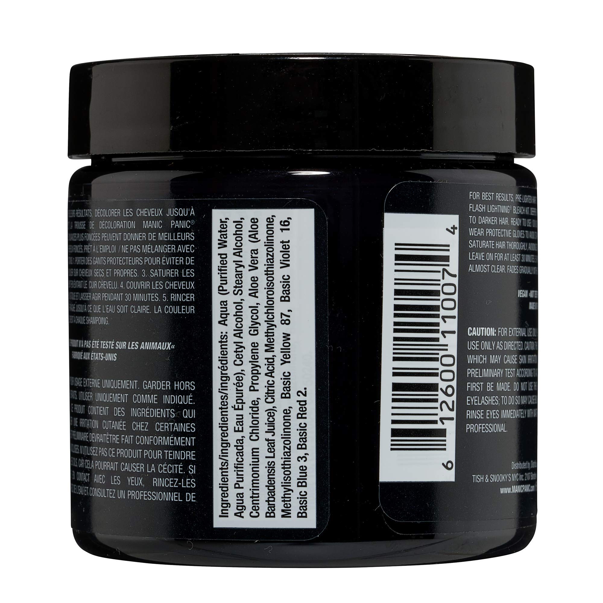 MANIC PANIC Raven color swatch mix highlighting customizable shades for unique looks.