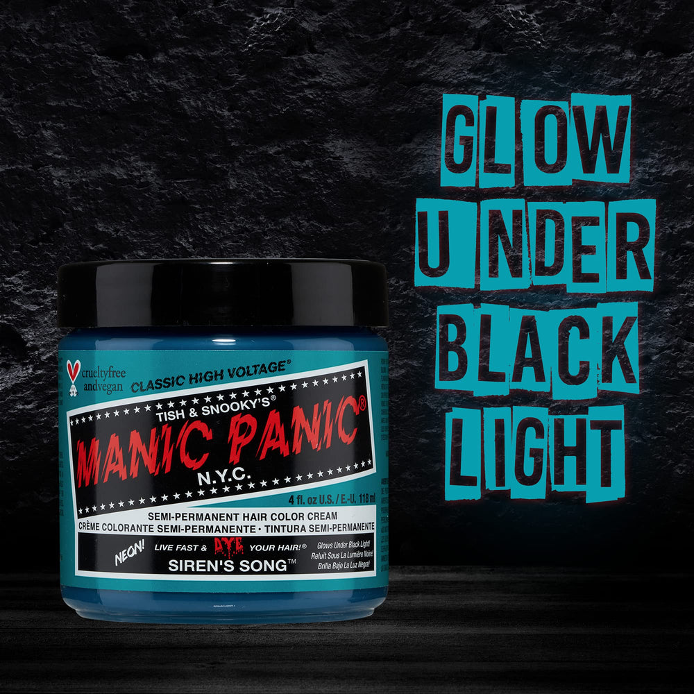 MANIC PANIC Siren's Song color palette with other shades for pastel mix possibilities.