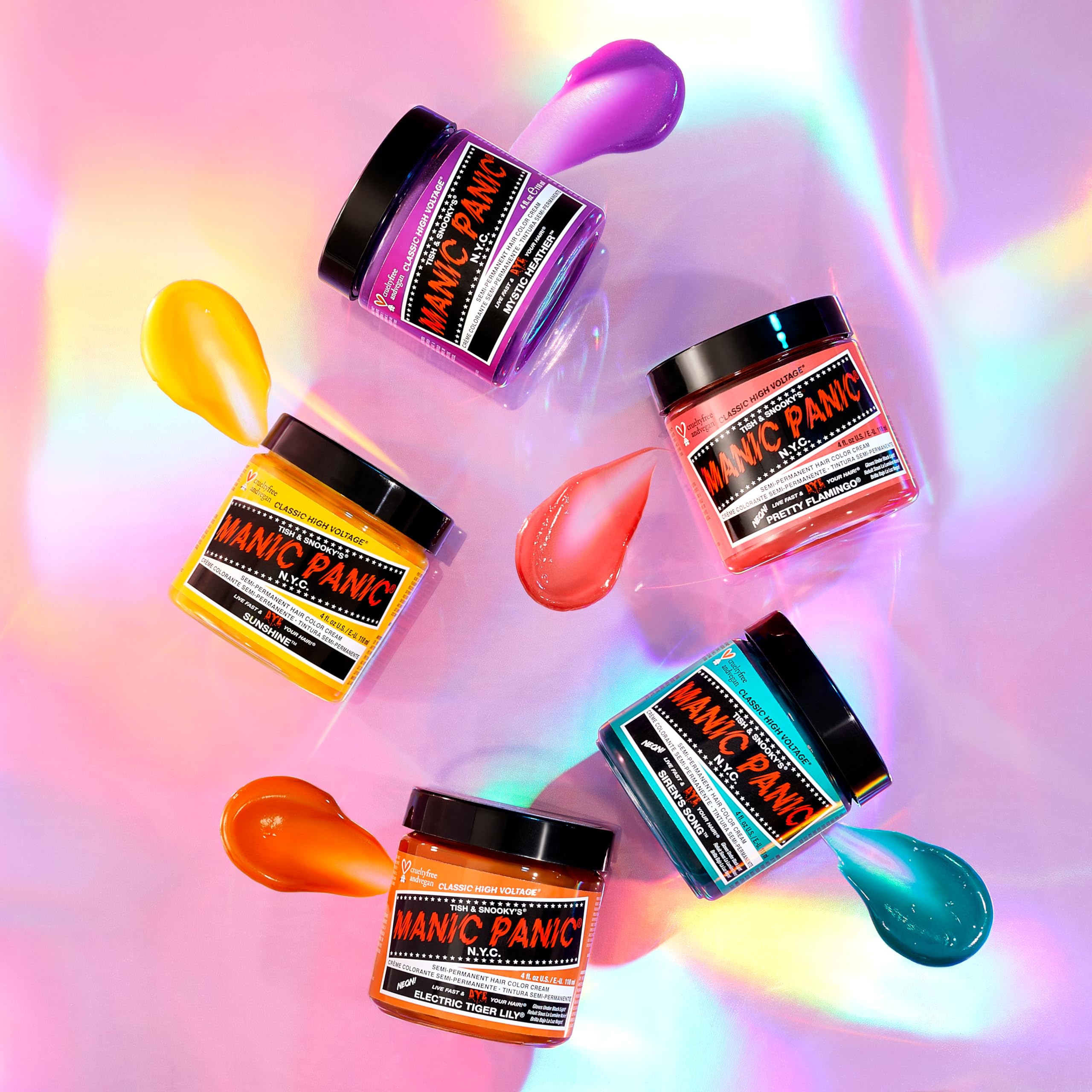 MANIC PANIC Siren's Song resealable tub enables multiple uses.