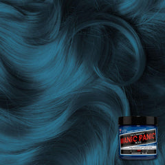 MANIC PANIC Voodoo Blue color mix shows customizable shade options.
