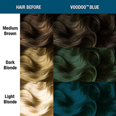 MANIC PANIC Voodoo Blue Pastel-izer mix creates soft pastel hues.