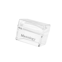 Maniology Ice Cube stamper clear-handle lets light through for easier transfer.