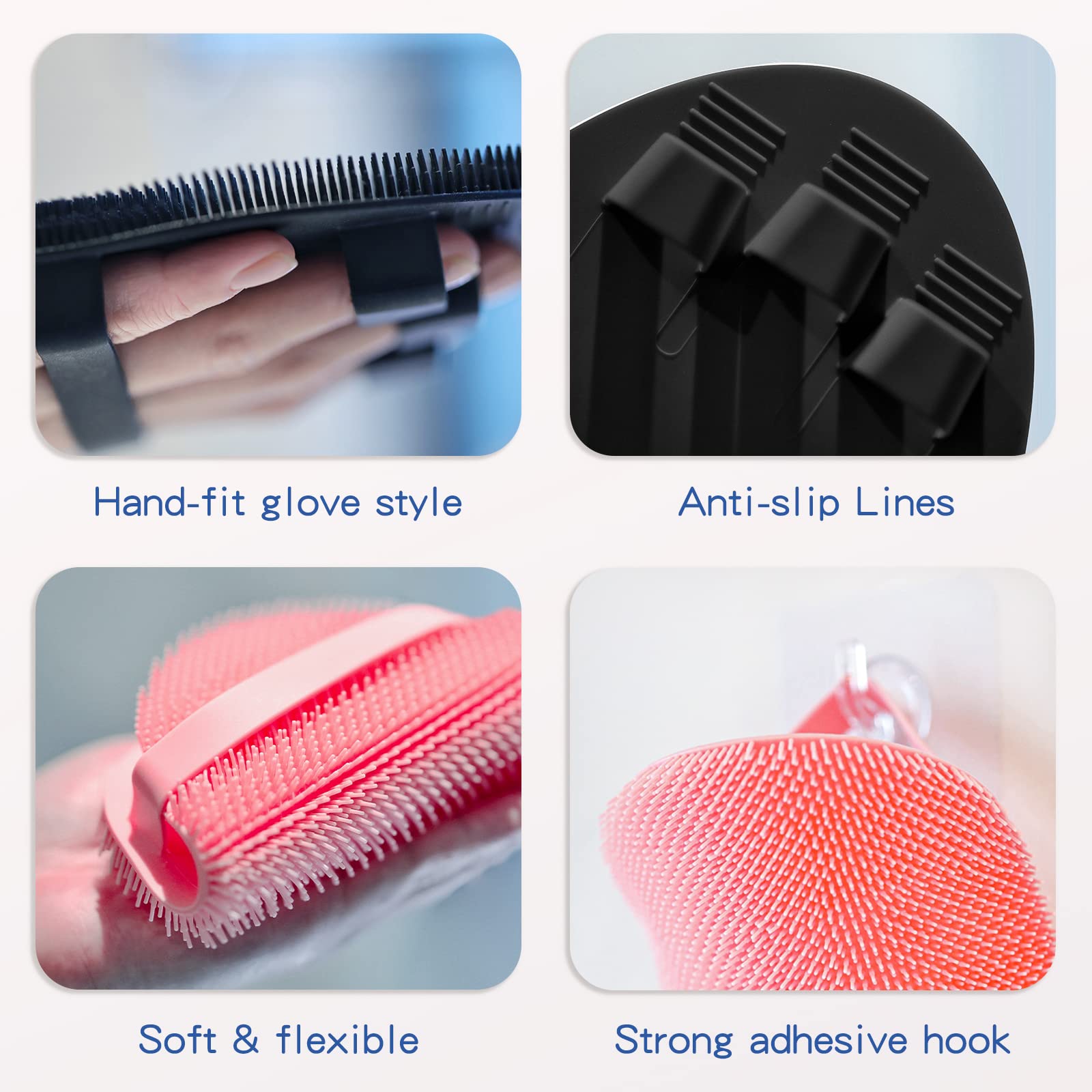 Manmihealth two adhesive hooks included for bathroom organization