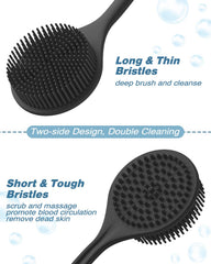 Manmihealth silicone face brush for gentle cleansing and pore-friendly exfoliation