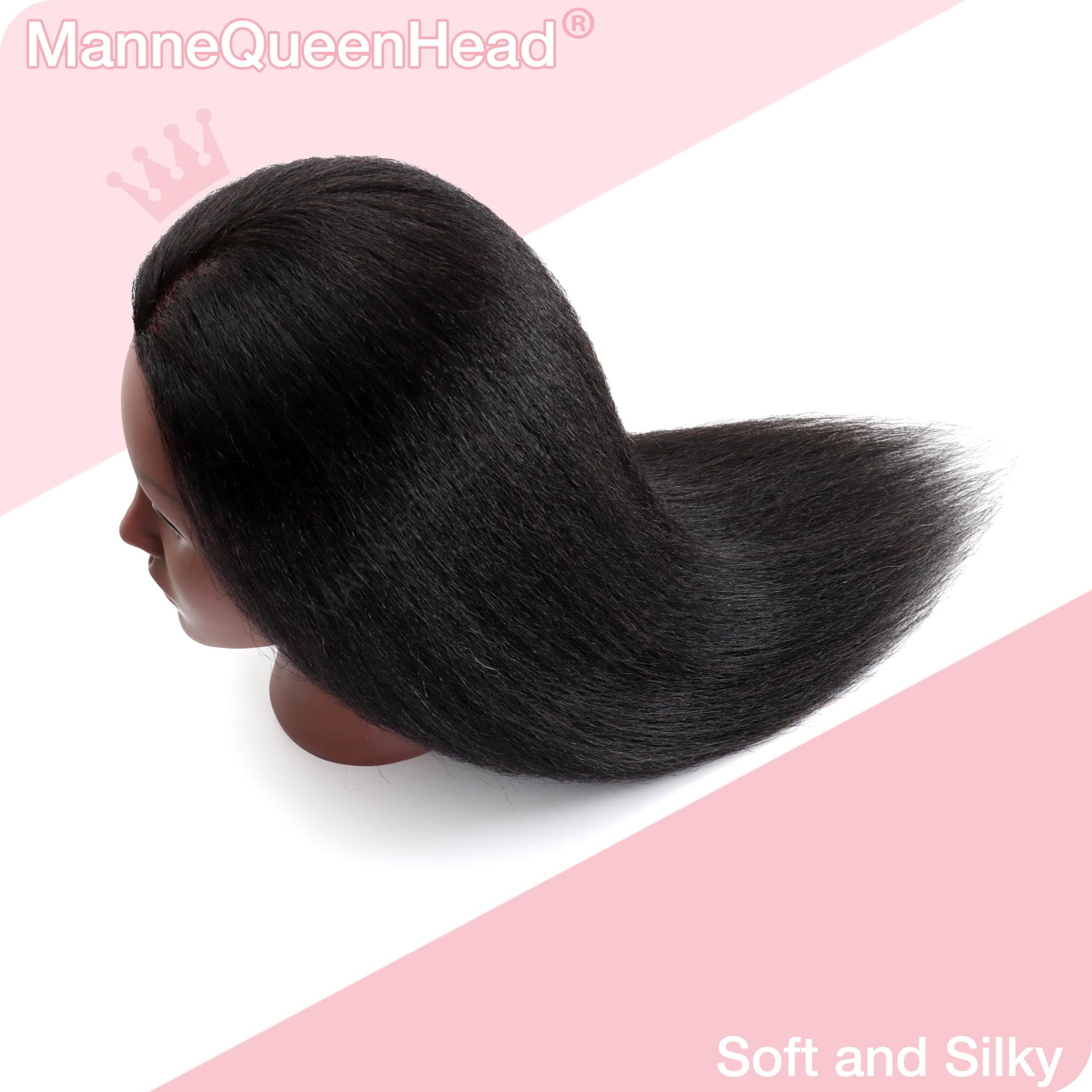 MannequeenHead multipurpose styling demo for washing, curling, cutting