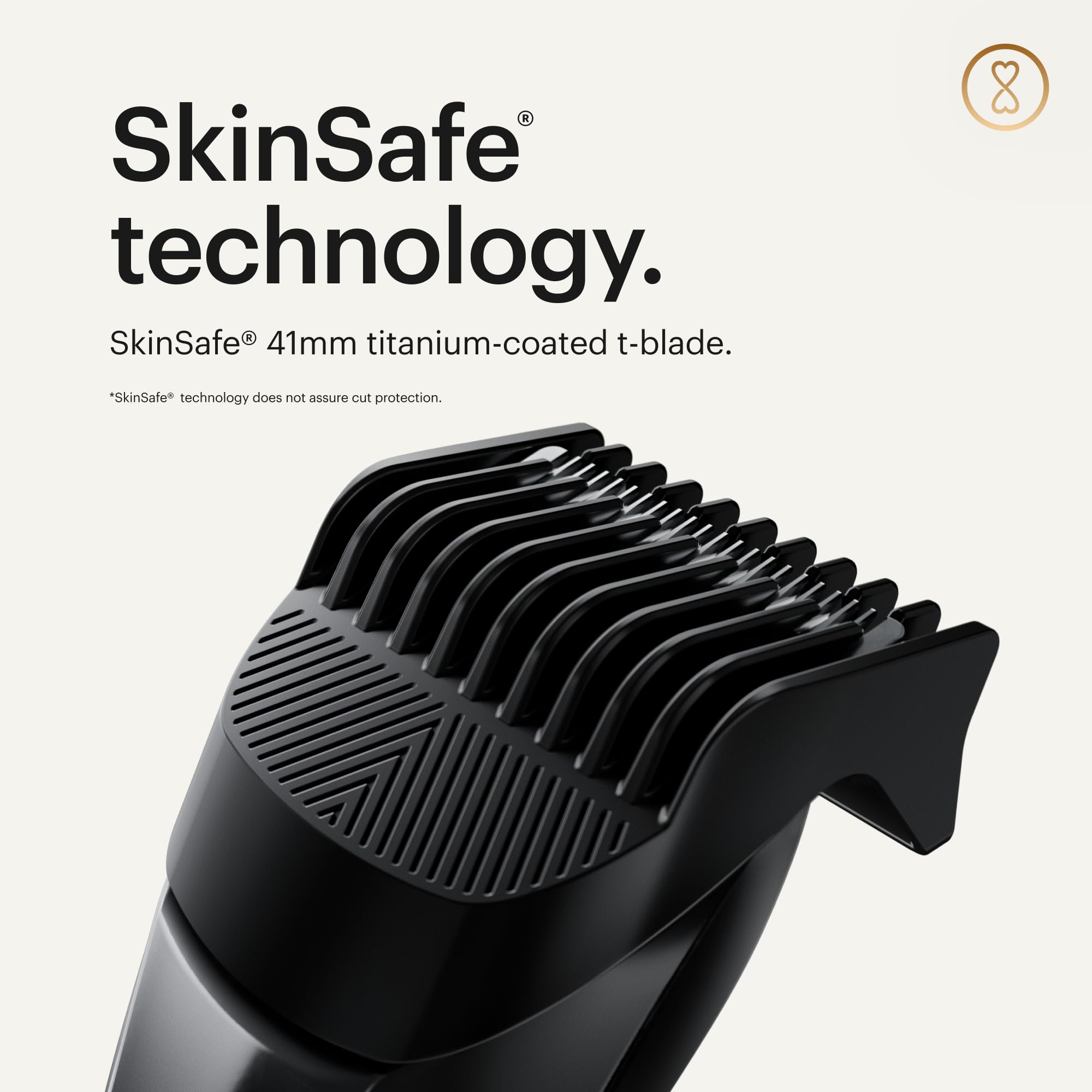 MANSCAPED Beard Hedger IPX7 waterproof design for shower trimming