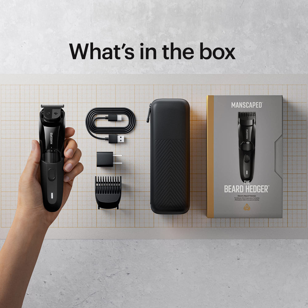 MANSCAPED Beard Hedger USB-C charging for convenient power on the go