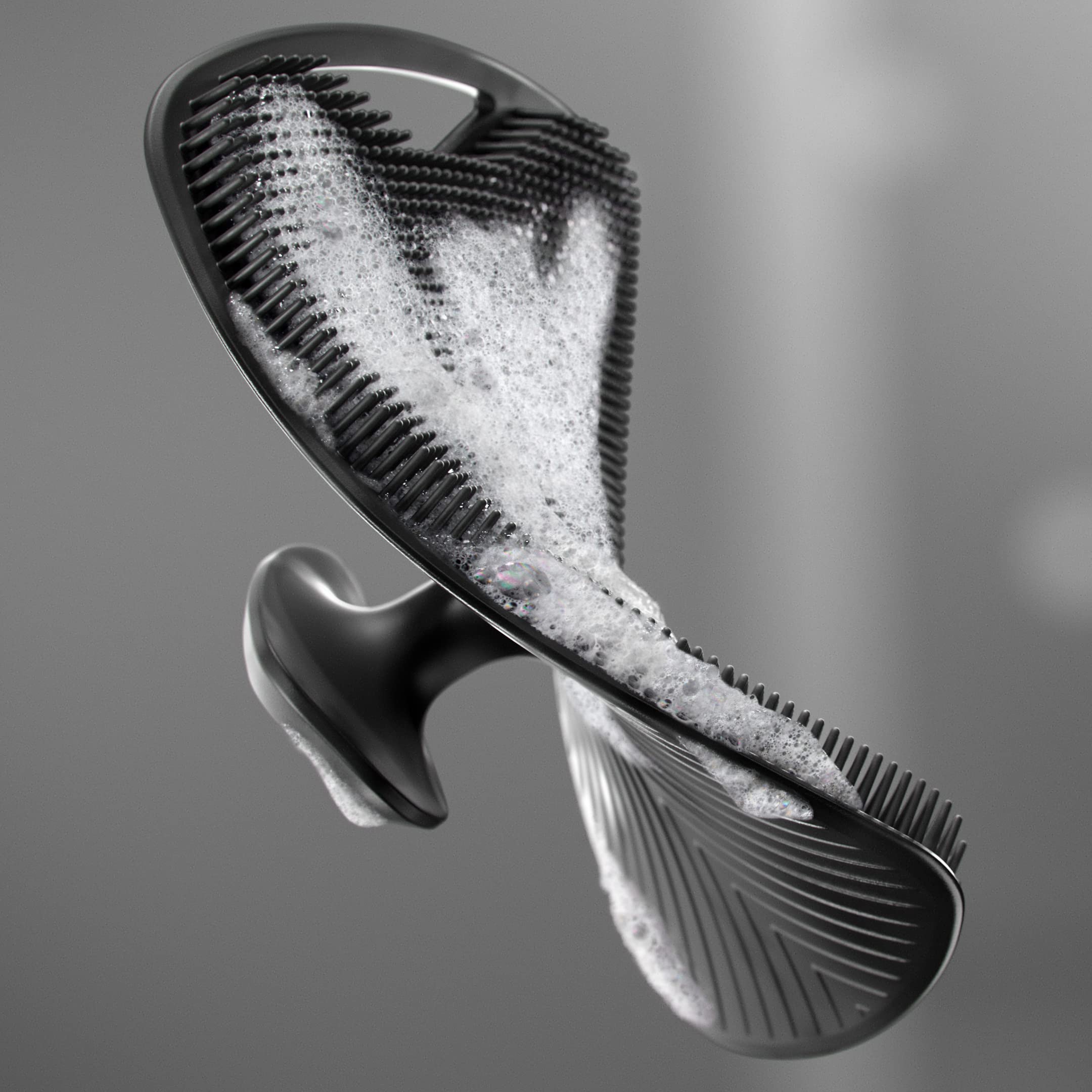 MANSCAPED The Body Buffer after-use shot conveys long-lasting silicone durability and low-maintenance care.