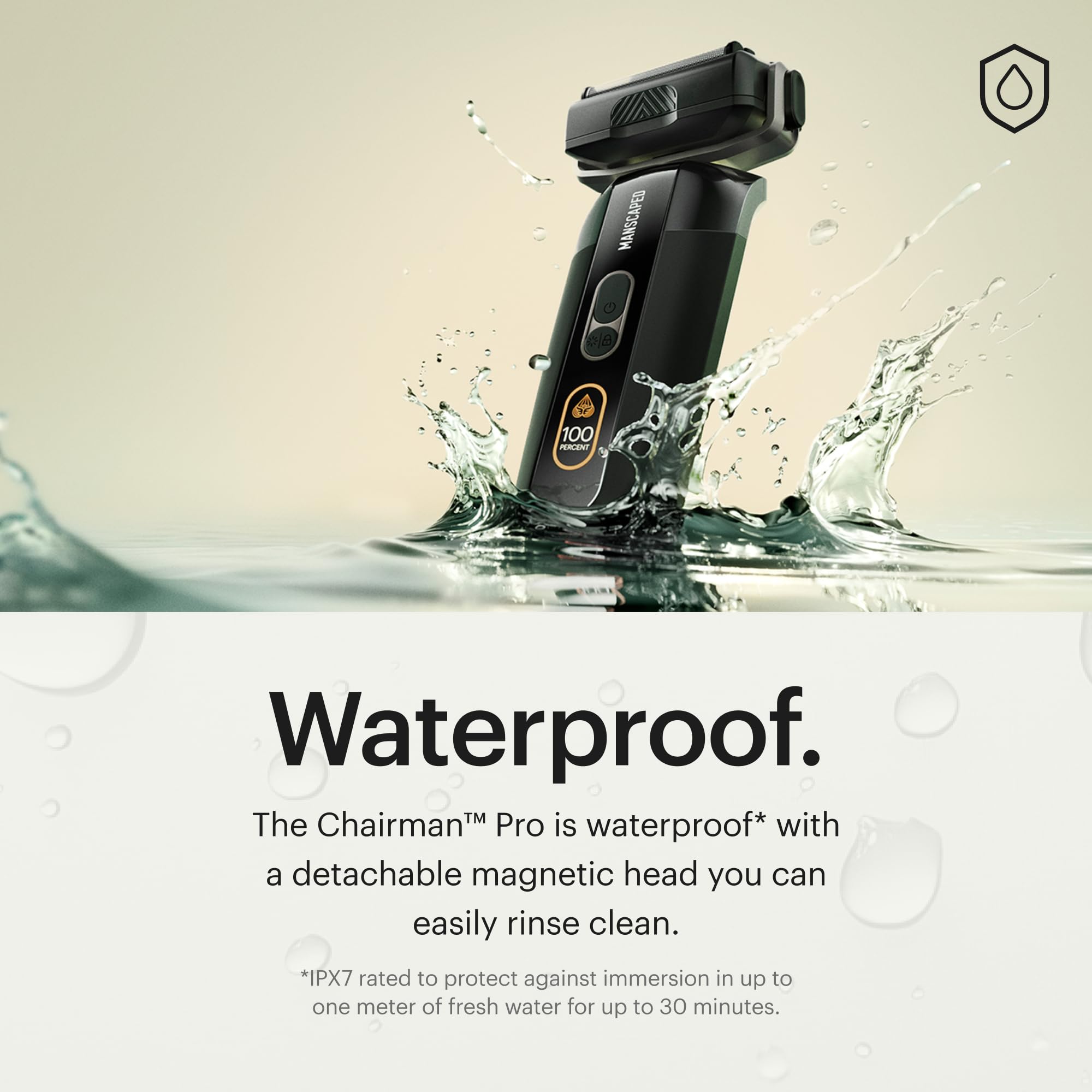 MANSCAPED The Chairman PRO charges via USB-C for wireless, long-lasting power.