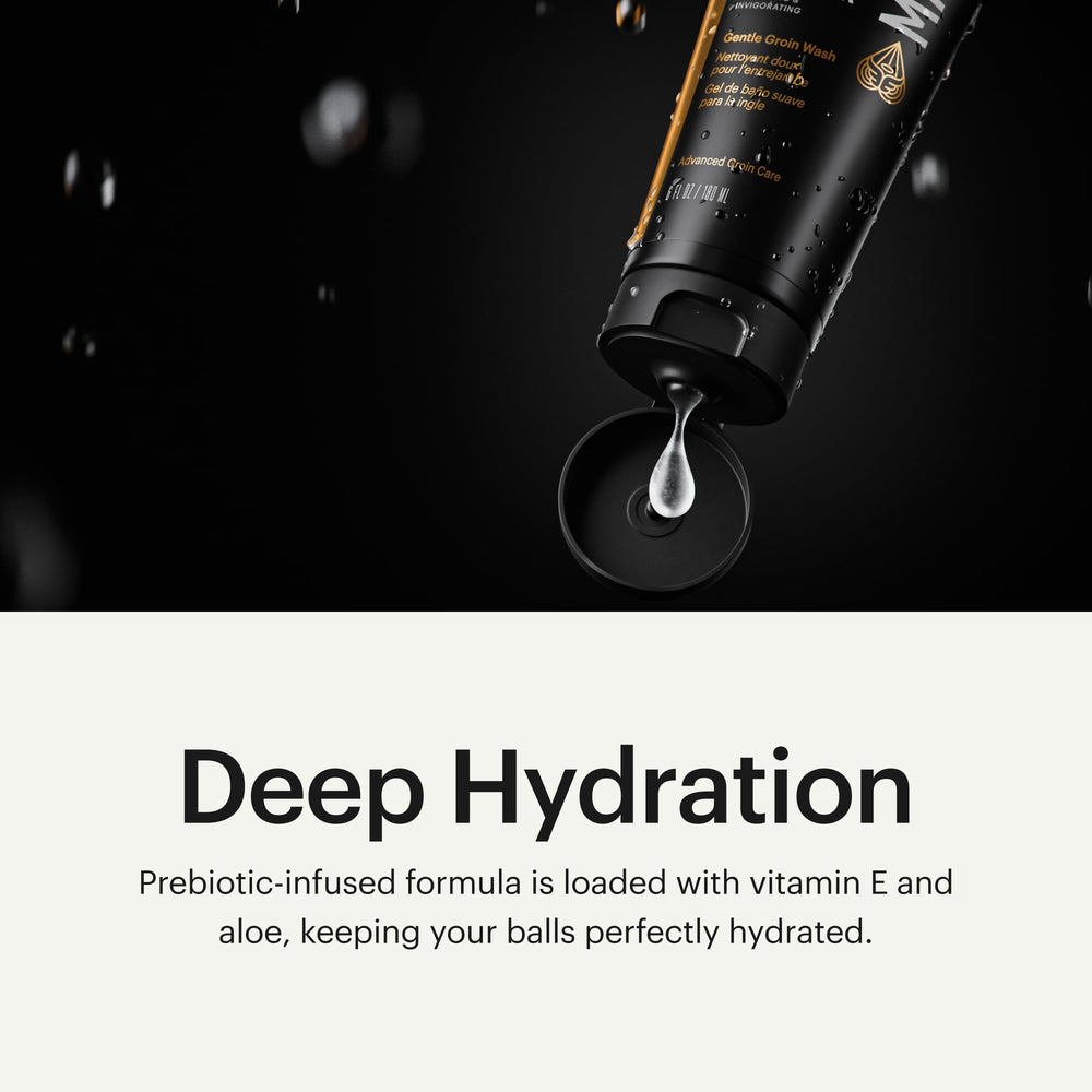 MANSCAPED Crop Cleanser gentle foam keeps sensitive skin soft