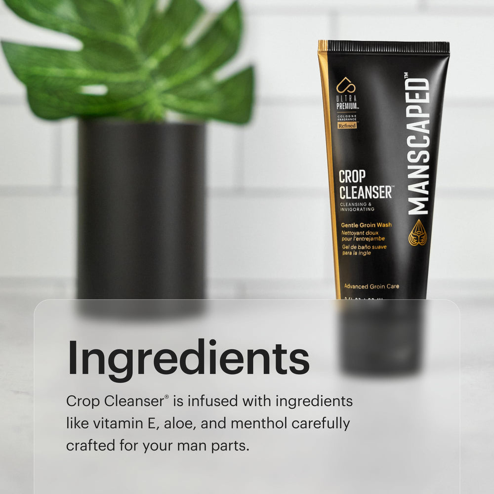 MANSCAPED Crop Cleanser fits gym bag for on-the-go refreshment after workouts