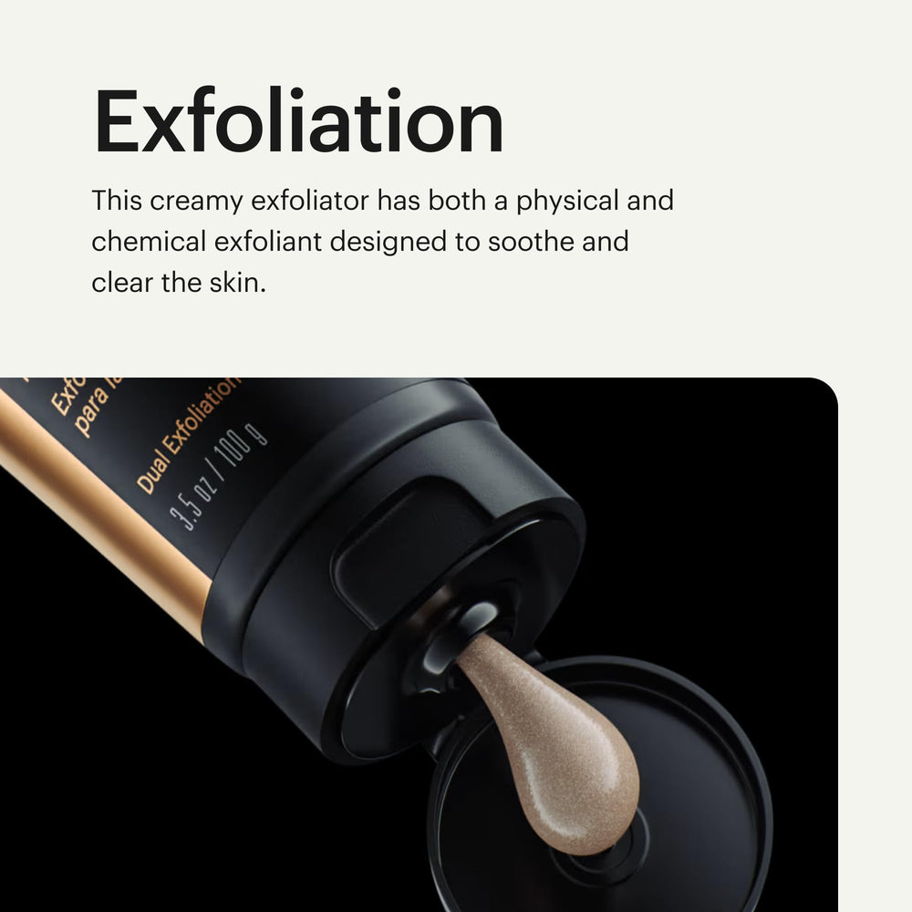 MANSCAPED Crop Exfoliator demonstrates dual exfoliation action