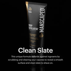 MANSCAPED Crop Exfoliator with pineapple papaya enzymes for gentle dead skin removal