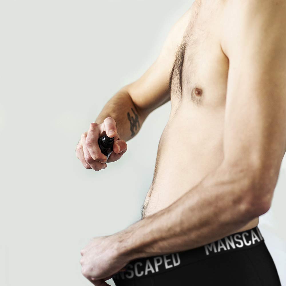 MANSCAPED Crop Reviver after-shave refresh promoting a cool, comfortable feel.