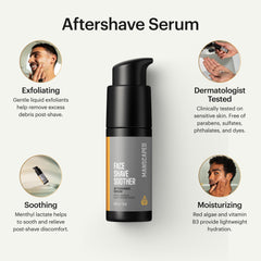 MANSCAPED Face Shave Soother red algae ingredient close-up for soothing hydration