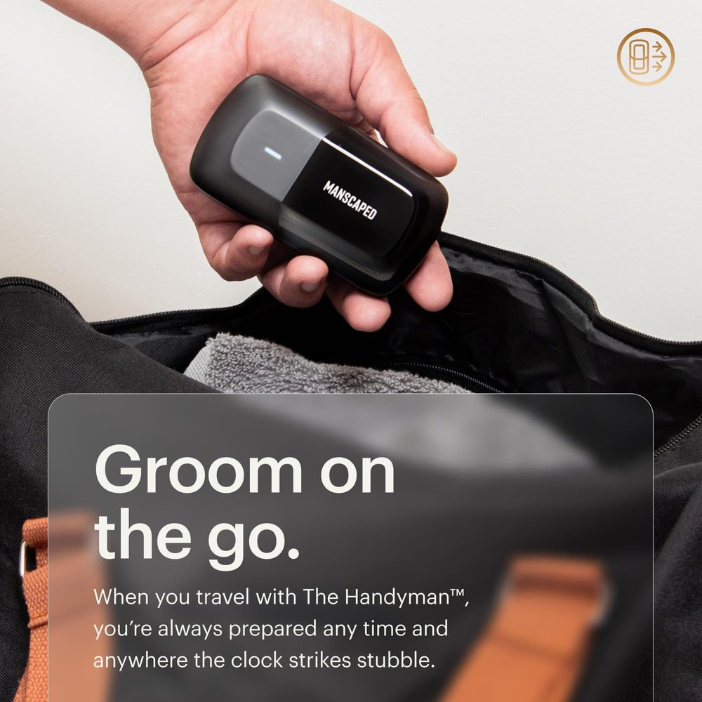 MANSCAPED Handyman delivers up to 60 minutes of cordless shaving.