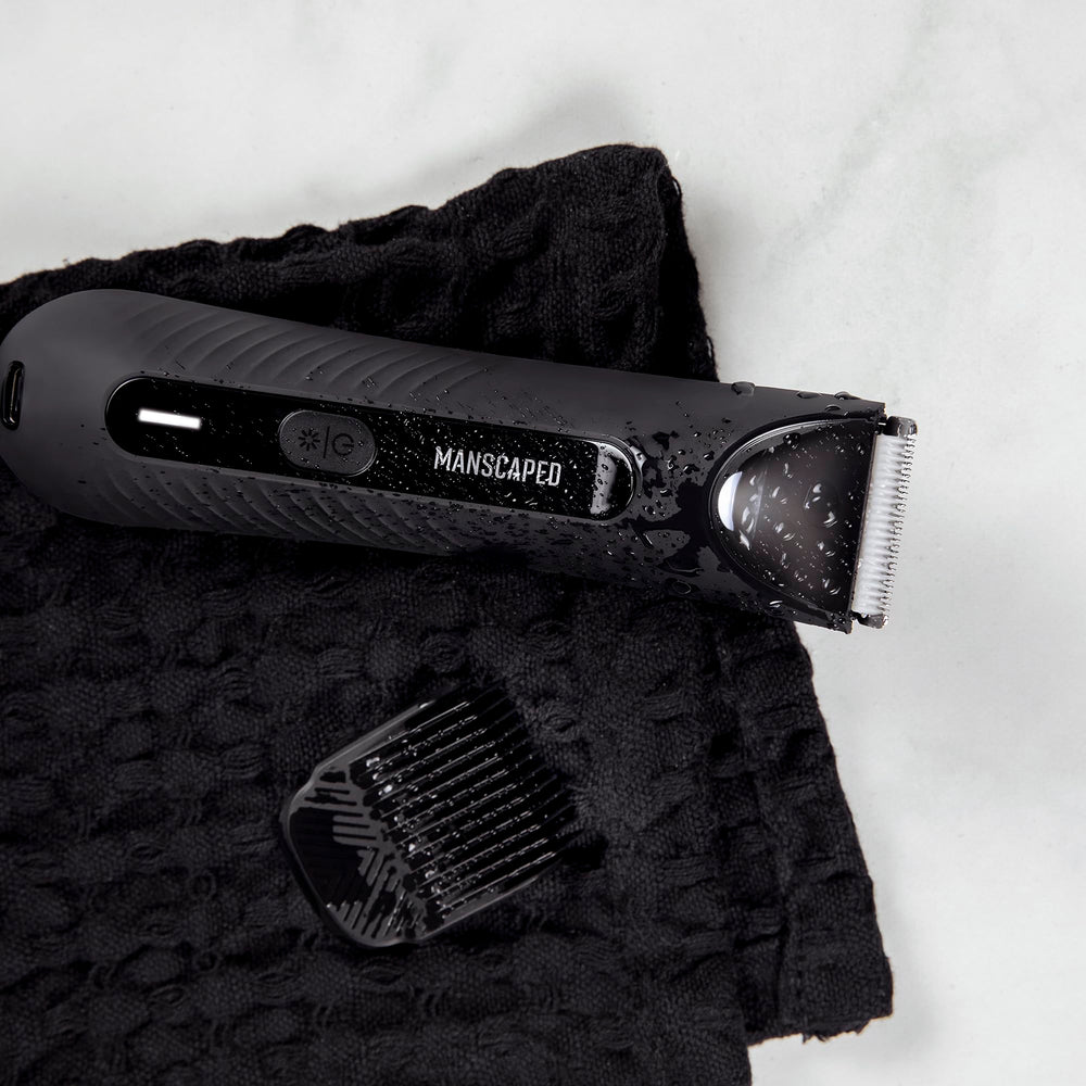 MANSCAPED Lawn Mower 3.0 Plus IPX7 waterproof for shower grooming.