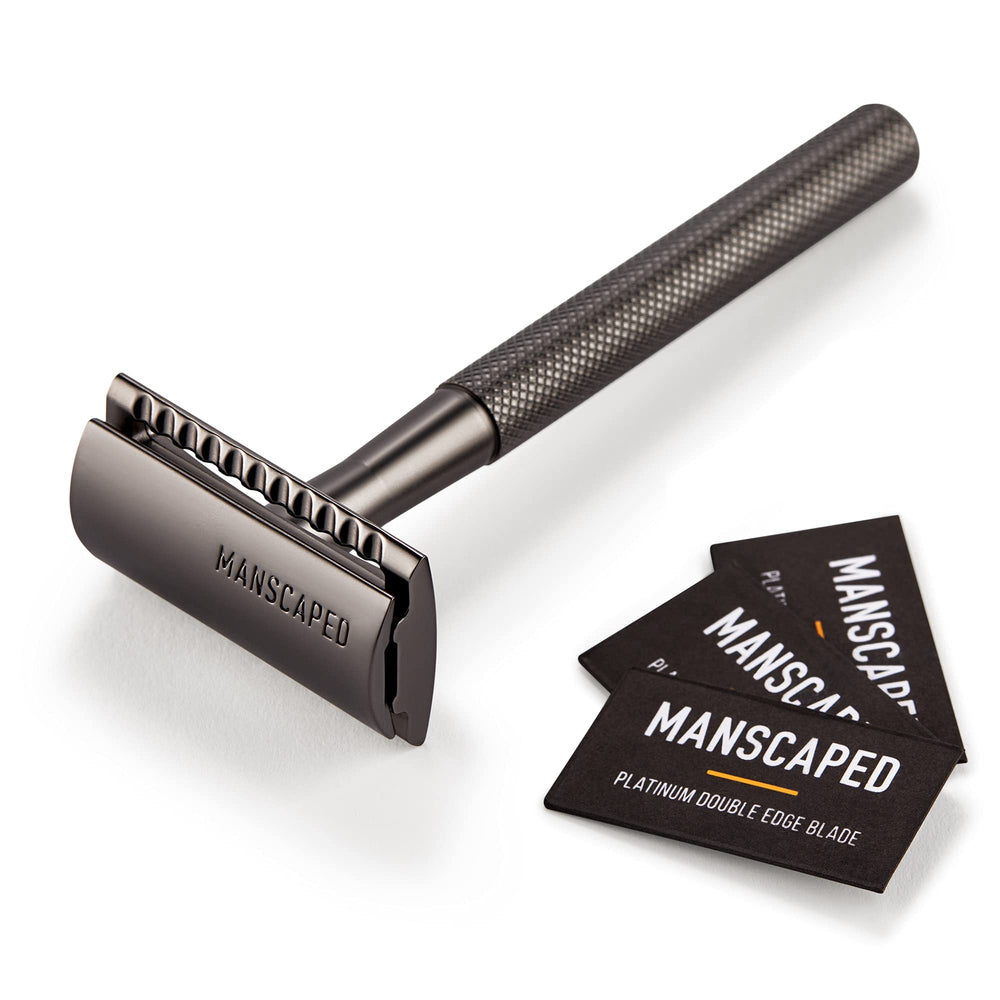 MANSCAPED The Plow 2.0 safety razor supports skin-conscious grooming with care.