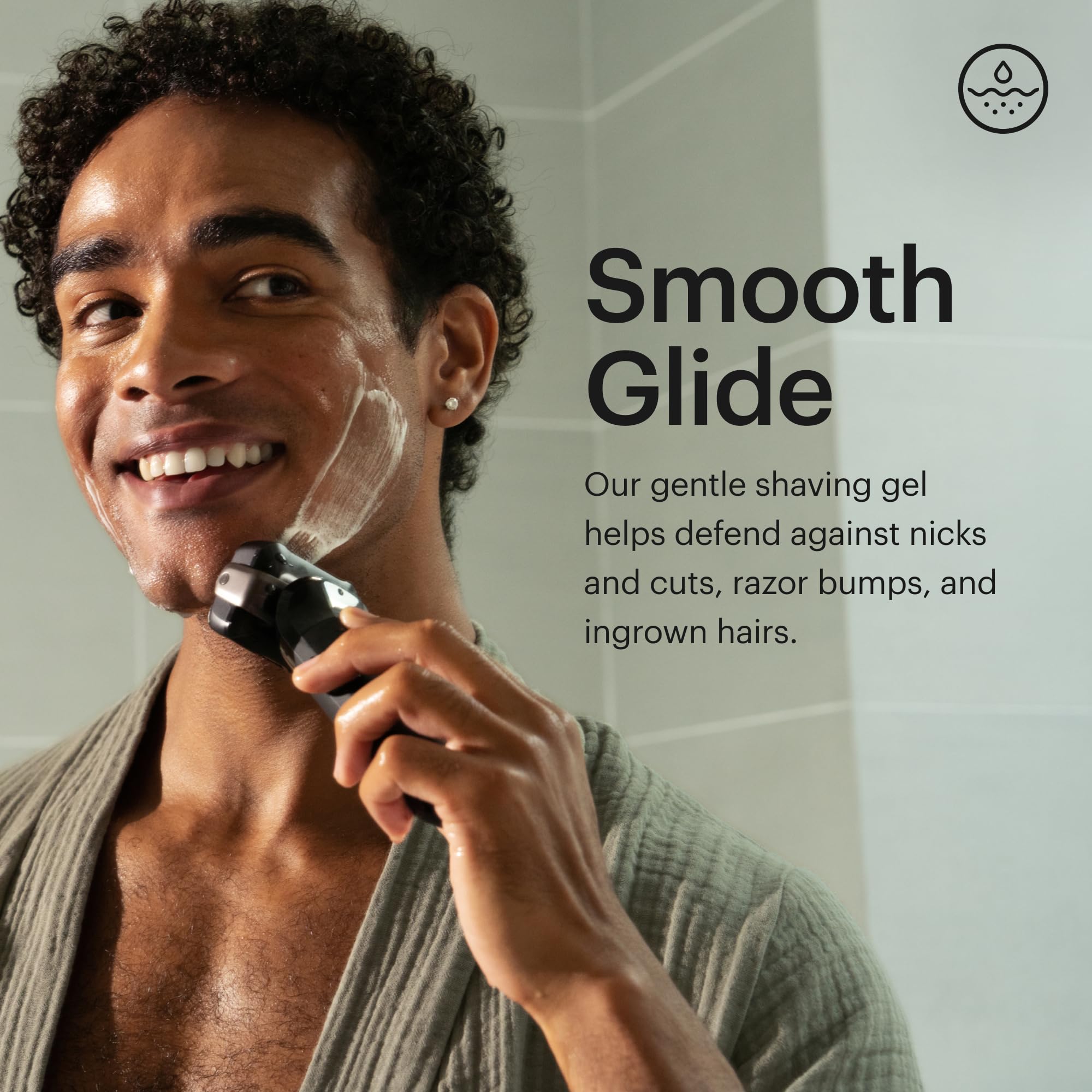 MANSCAPED Power Shave Gel moisturizing-hydration on skin after shave