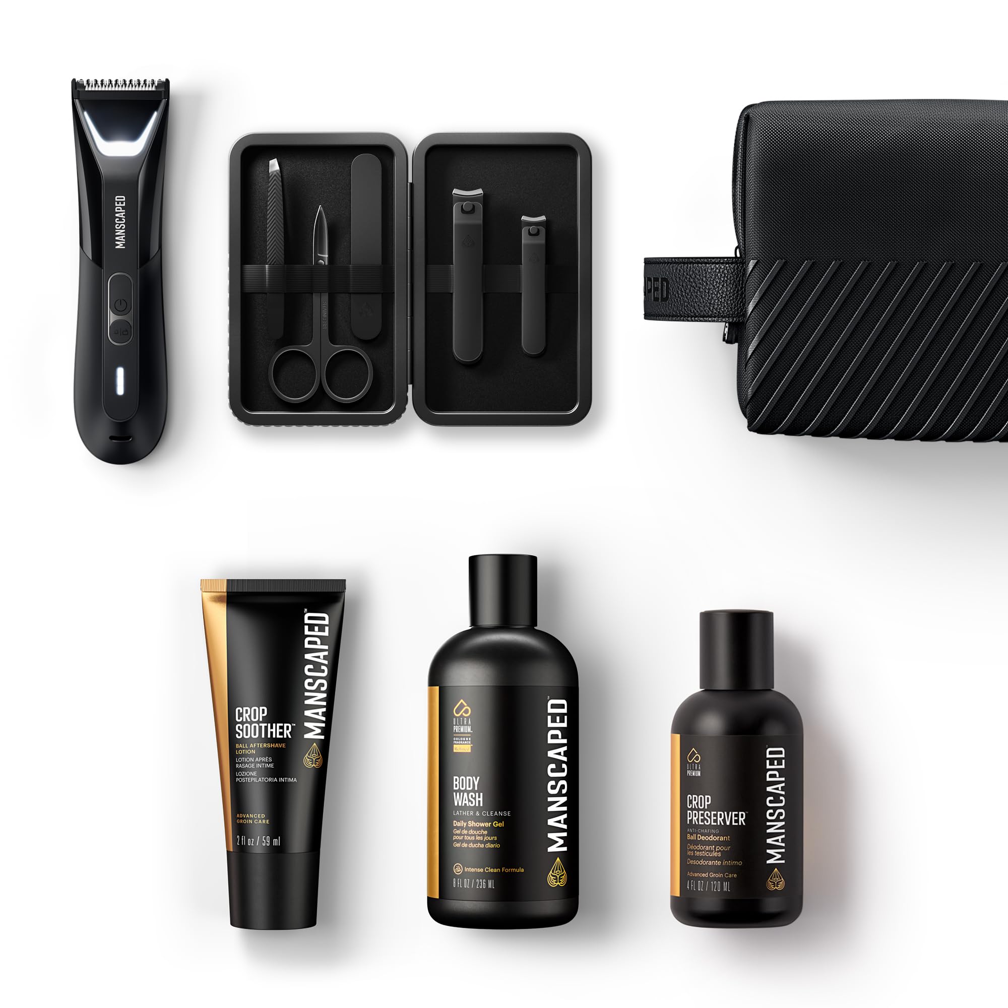 MANSCAPED Premier Package 5.0 Ultra lawn mower 5.0 ultra trimmer blade close-up for precision grooming