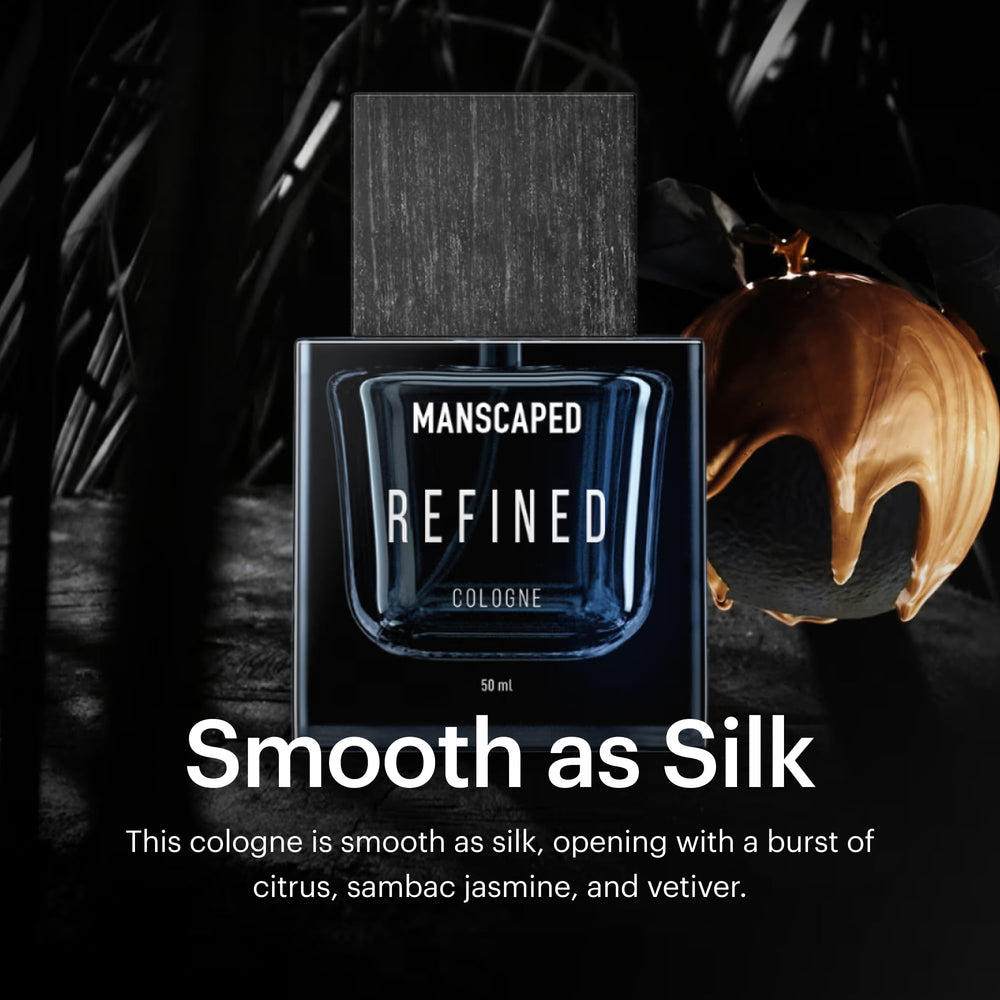 MANSCAPED Refined Cologne middle notes blend jasmine and vetiver for daytime versatility