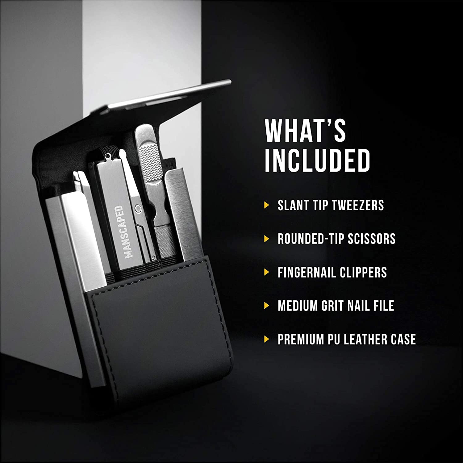 MANSCAPED Shears 2.0 travel wallet case keeps tools secure during trips.
