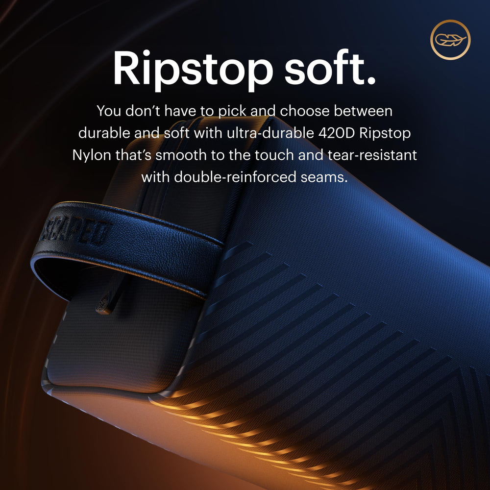 MANSCAPED The Shed 2.0 leak-proof zipper prevents spills during transit.