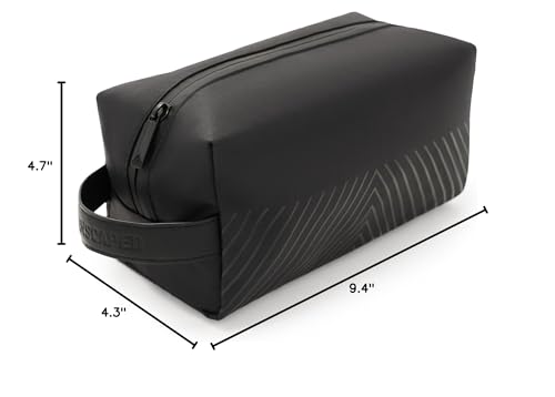 MANSCAPED The Shed 2.0 water-resistant materials shield contents during travel.
