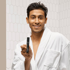 MANSCAPED Skin Ultra Eye Serum with caffeine awakens tired-looking skin.