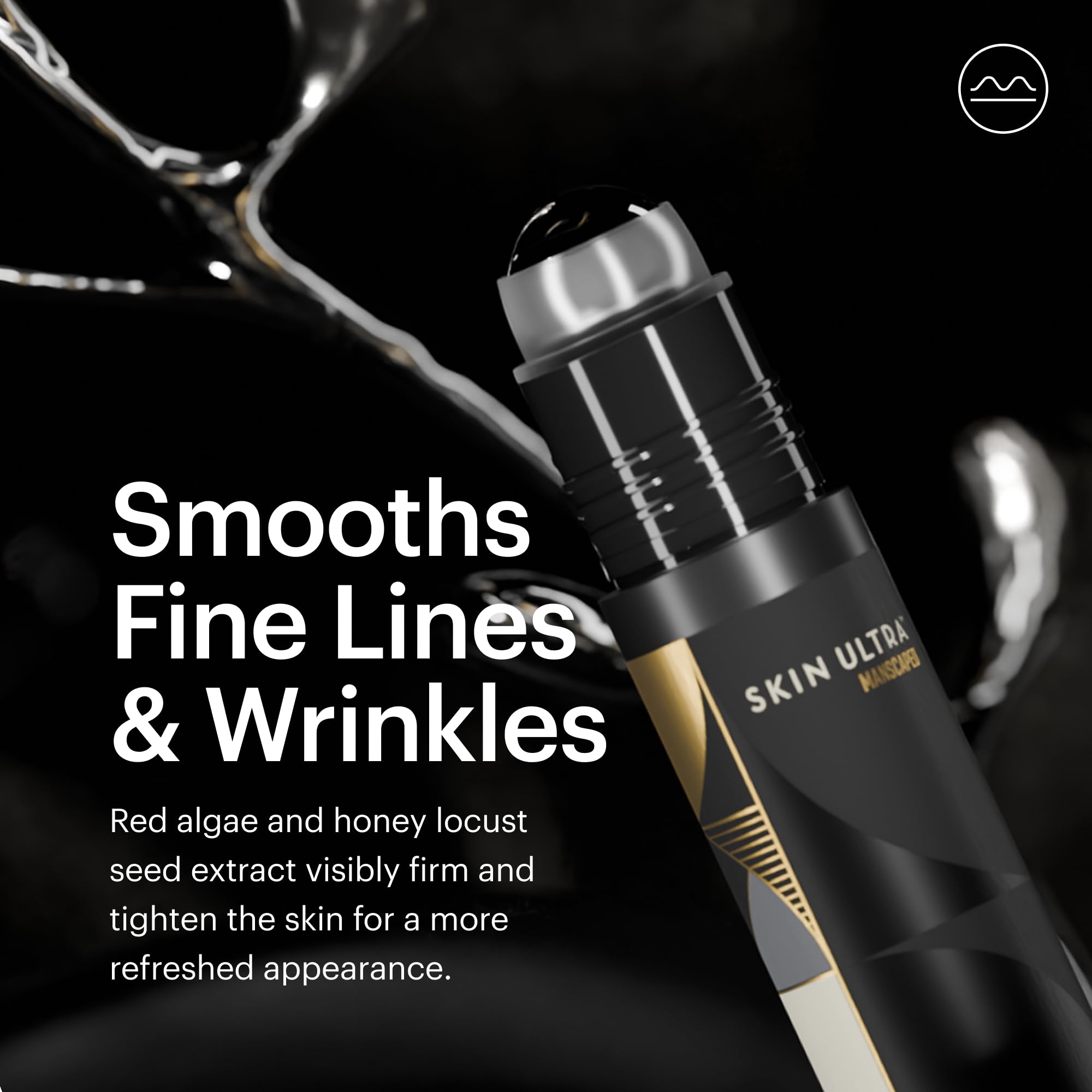 MANSCAPED Skin Ultra Eye Serum fragrance-free formula suitable for daily use.