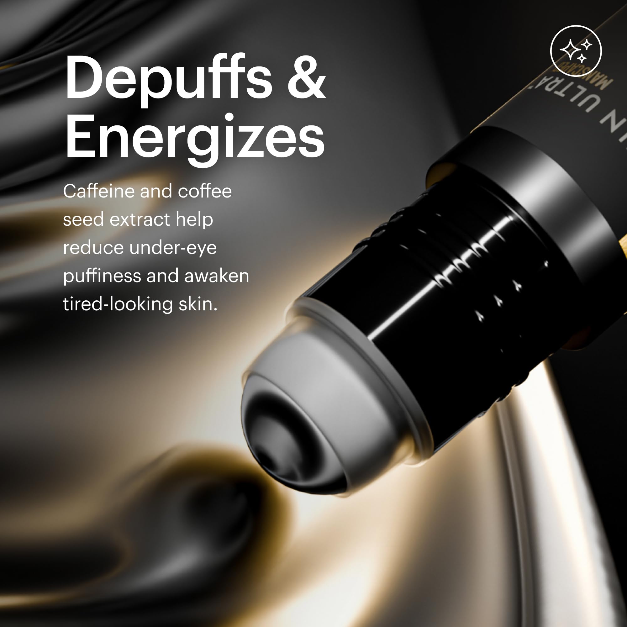 MANSCAPED Skin Ultra Eye Serum hydrates with seaweed extract and ceramides.