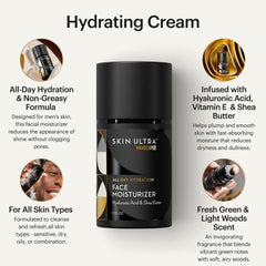 MANSCAPED Skin Ultra pump applies evenly, delivering fast-absorbing moisture.