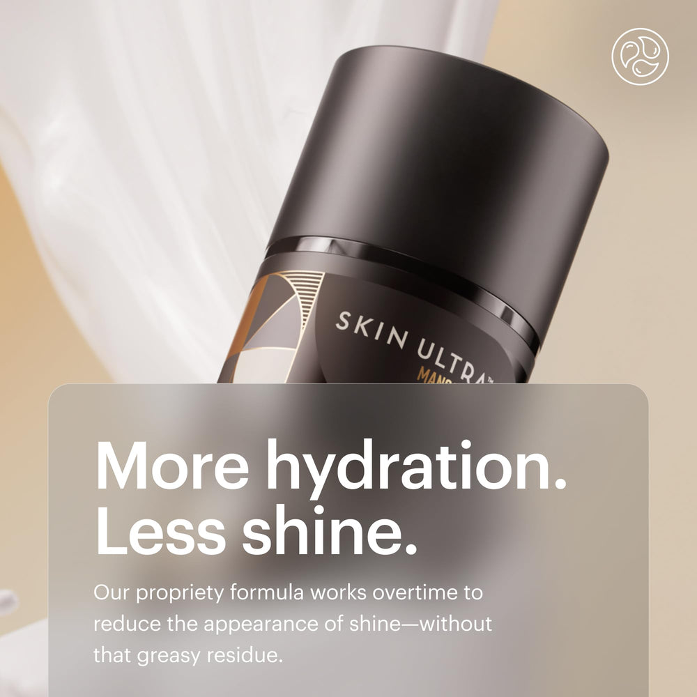 MANSCAPED Skin Ultra being spread during a morning skincare routine.