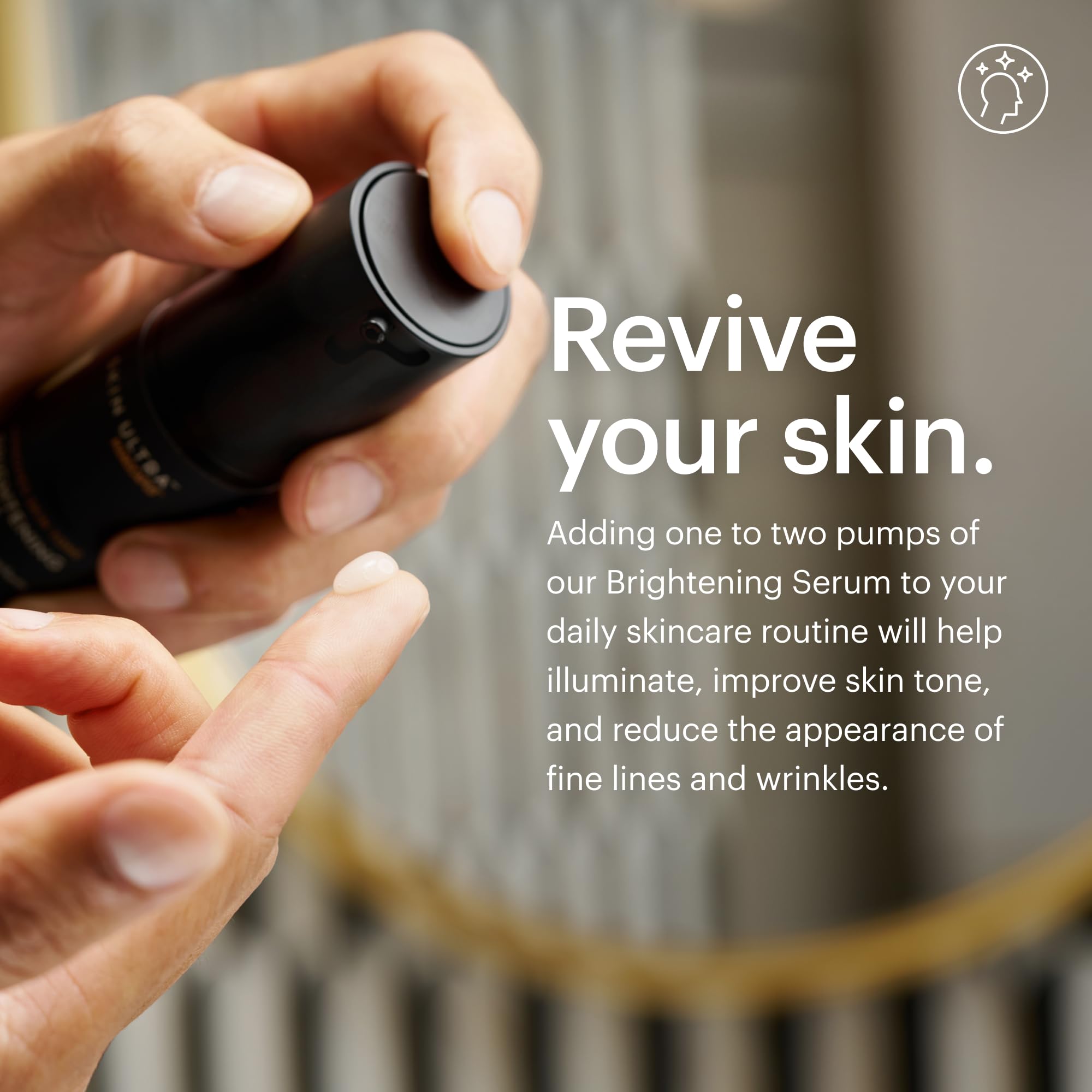 MANSCAPED Skin Ultra packaging closeup emphasizes clean, masculine branding.