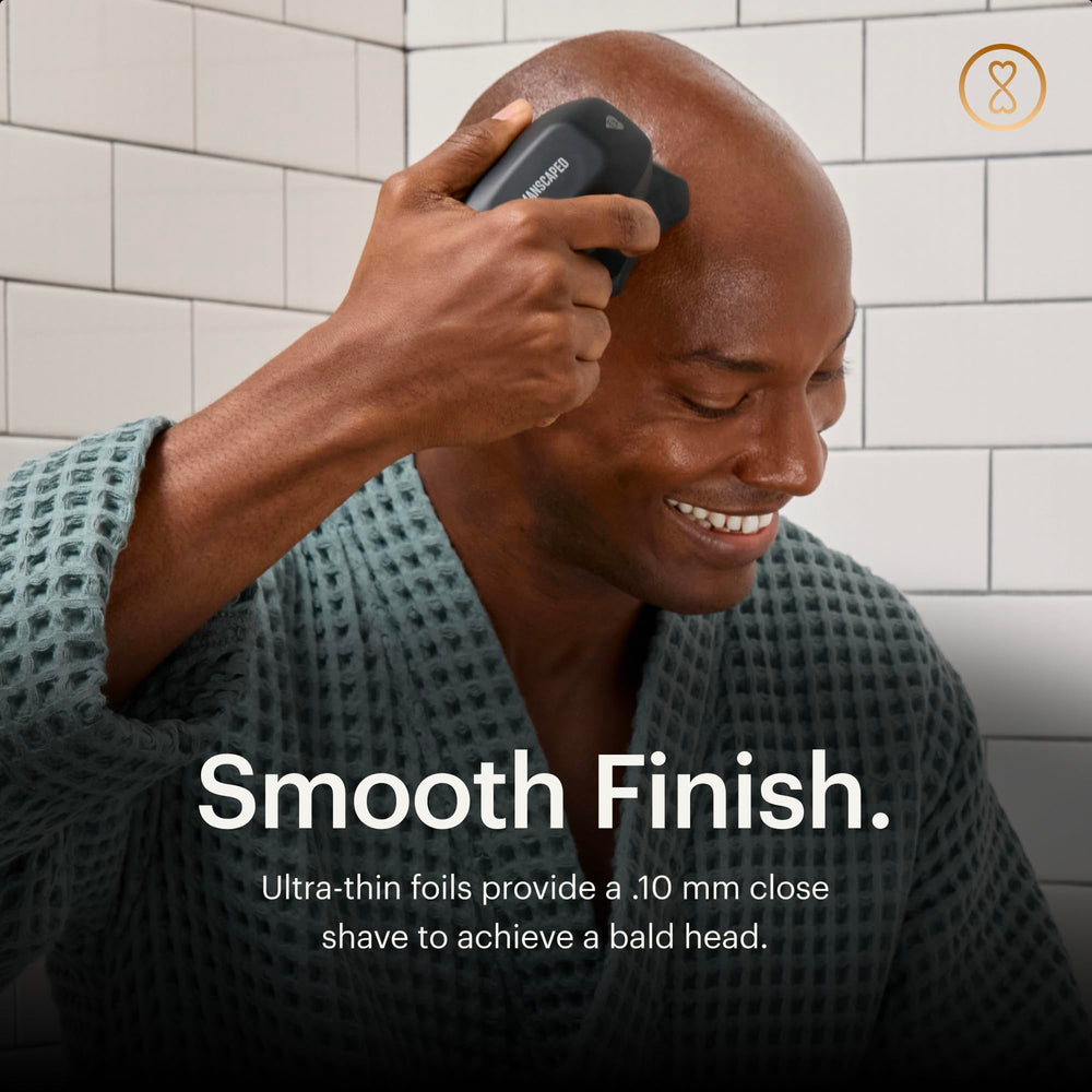 MANSCAPED The Dome Shaver Plus FlexAdjust technology adapts to head contours