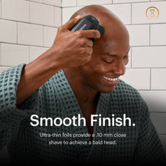 MANSCAPED The Dome Shaver Plus FlexAdjust technology adapts to head contours