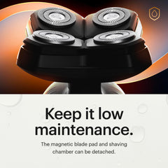 MANSCAPED The Dome Shaver Plus SkinSafe rotary blades glide over skin
