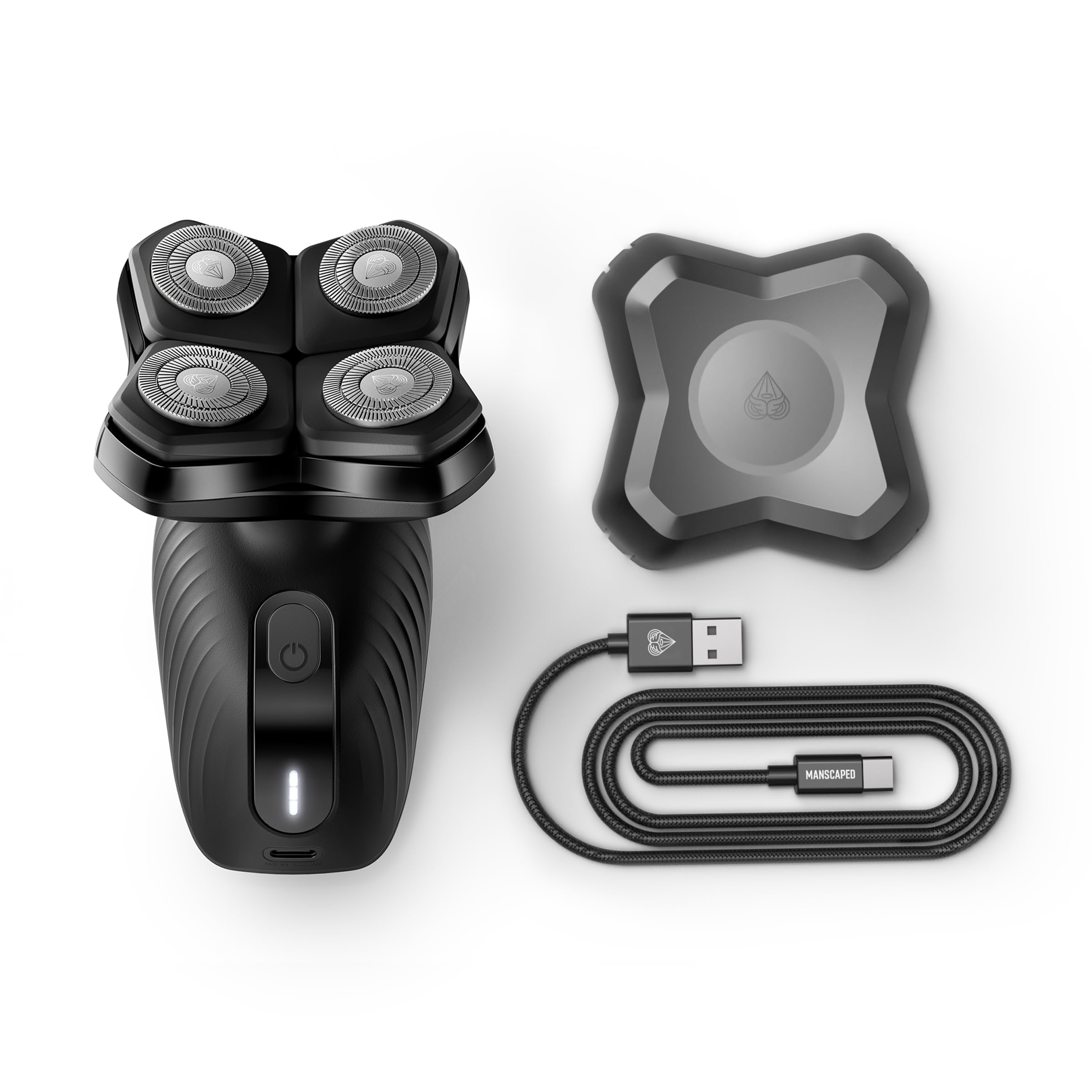 MANSCAPED The Dome Shaver Plus travel lock secures settings during travel