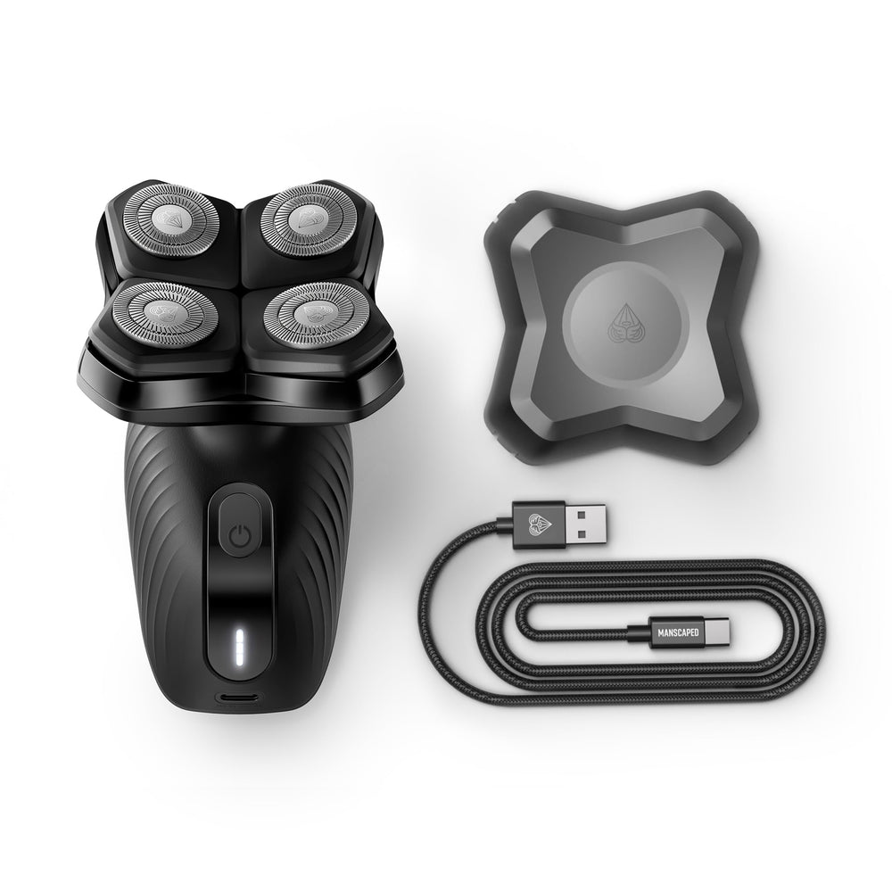 MANSCAPED The Dome Shaver Plus travel lock secures settings during travel