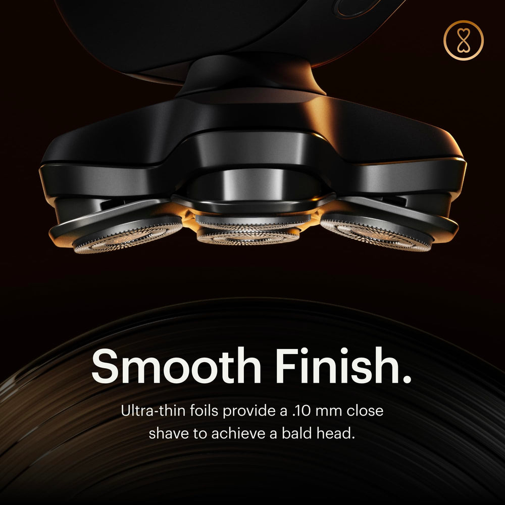MANSCAPED The Dome Shaver Pro curved blade pad for comfortable navigation