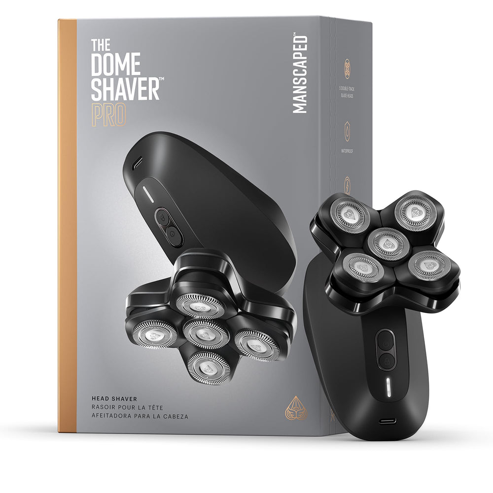 MANSCAPED The Dome Shaver Pro ergonomic handle for steady grooming