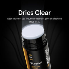 MANSCAPED UltraPremium aluminum-free deodorant reduces marks and supports comfortable wear.