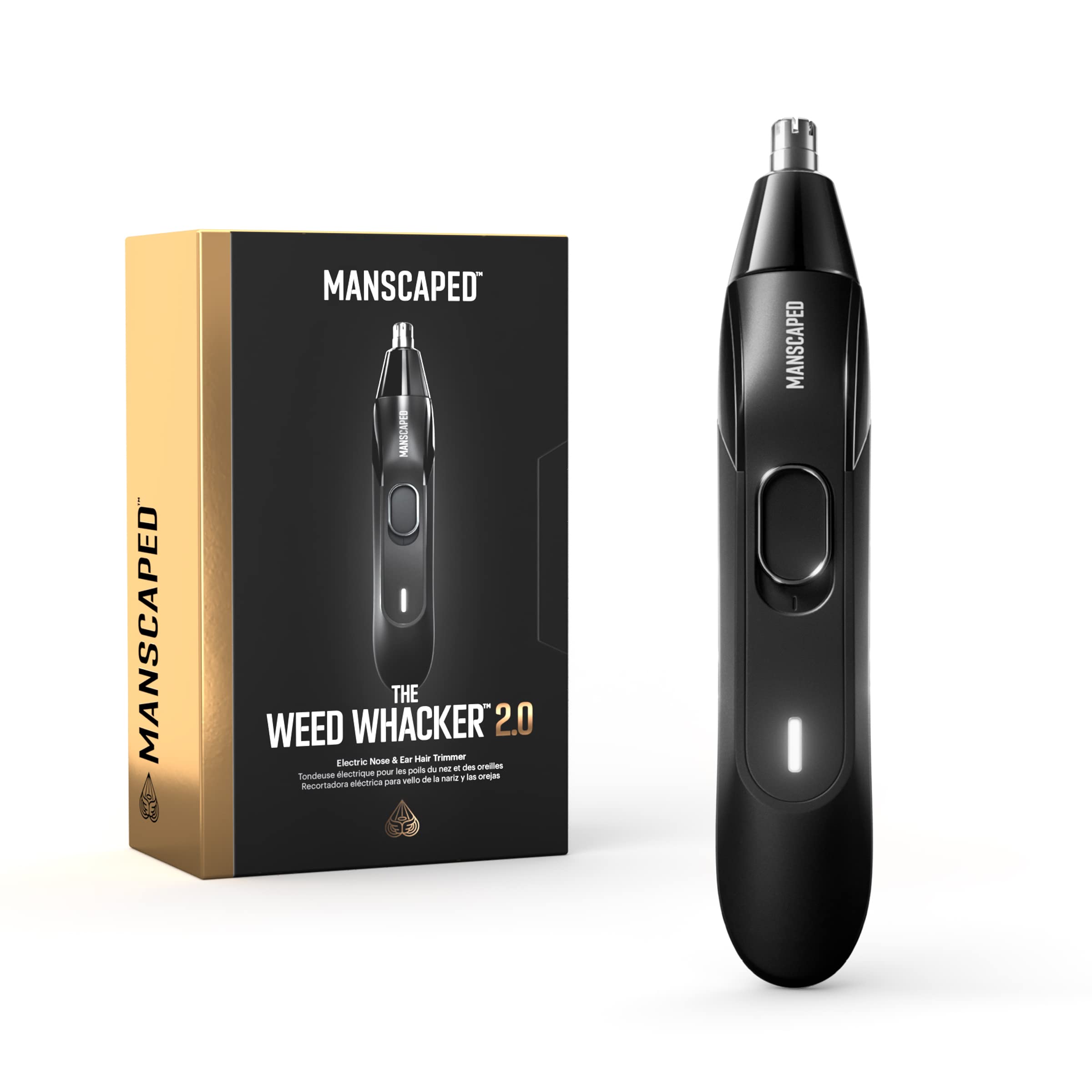 Manscaped Weed Whacker 2.0 blade closeup for precise nose and ear trimming