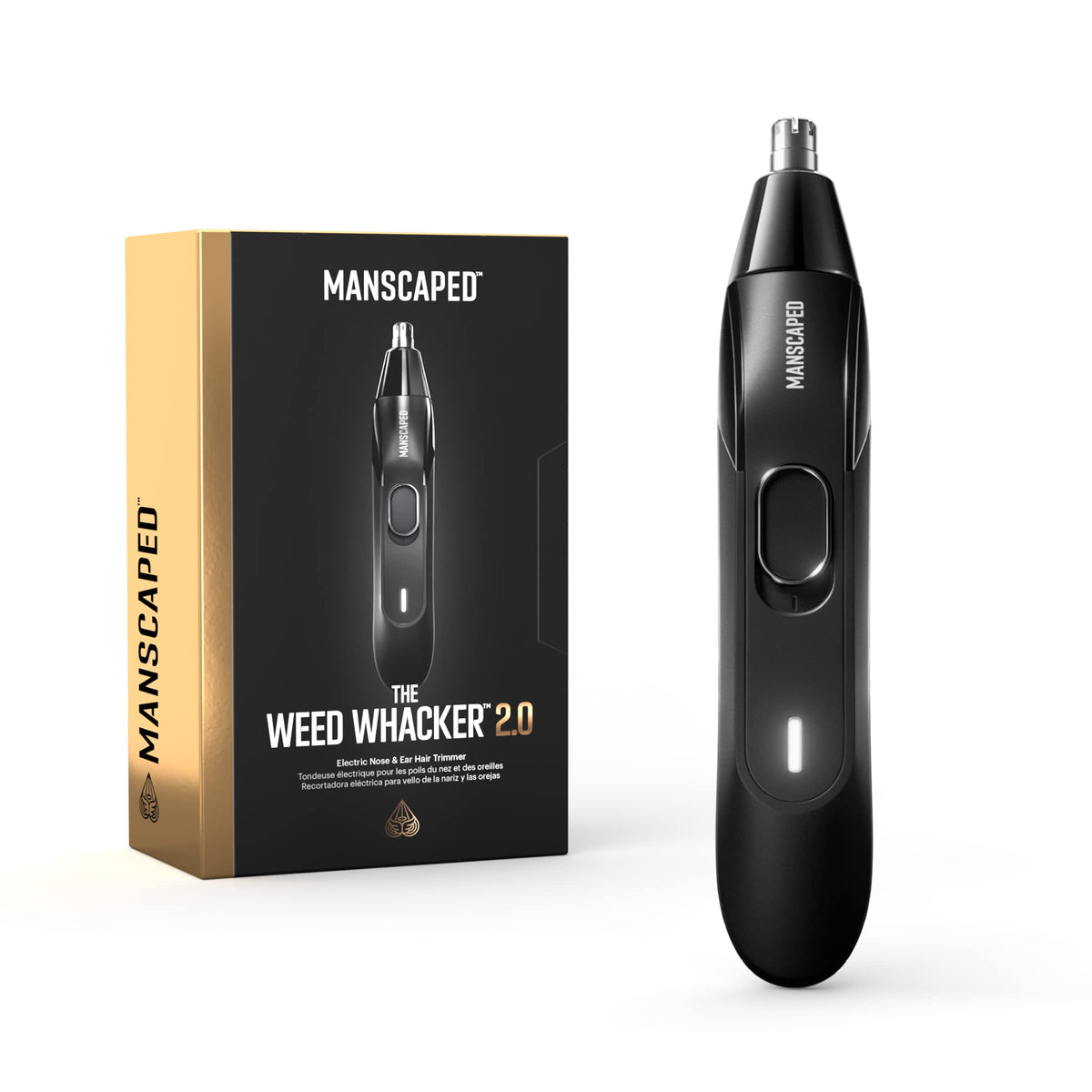 Manscaped Weed Whacker 2.0 blade closeup for precise nose and ear trimming